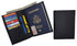 RFID Blocking Leather Passport Holder Wallet Cover Case Travel For Men and Women RFID751